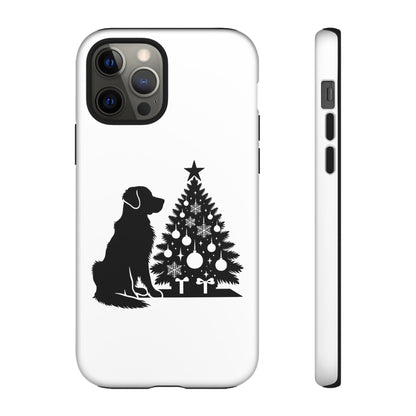 Golden Christmas Tree iPhone Case
