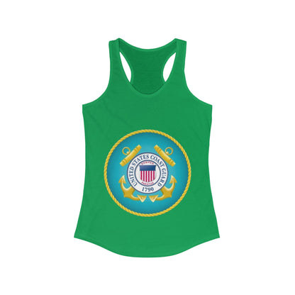 US Coast Guard Women's Racerback Tank