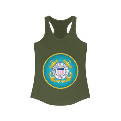 US Coast Guard Women's Racerback Tank