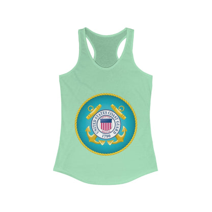 US Coast Guard Women's Racerback Tank