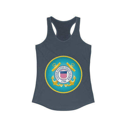 US Coast Guard Women's Racerback Tank