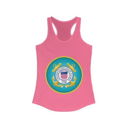 US Coast Guard Women's Racerback Tank