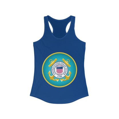 US Coast Guard Women's Racerback Tank