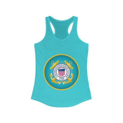 US Coast Guard Women's Racerback Tank