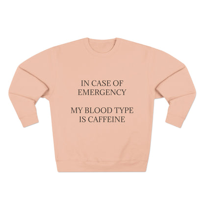Blood Type Unisex Crewneck Sweatshirt