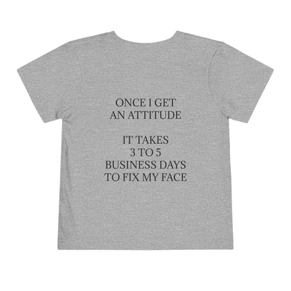 Fix My Face Toddler Unisex Short Sleeve Crewneck Tee