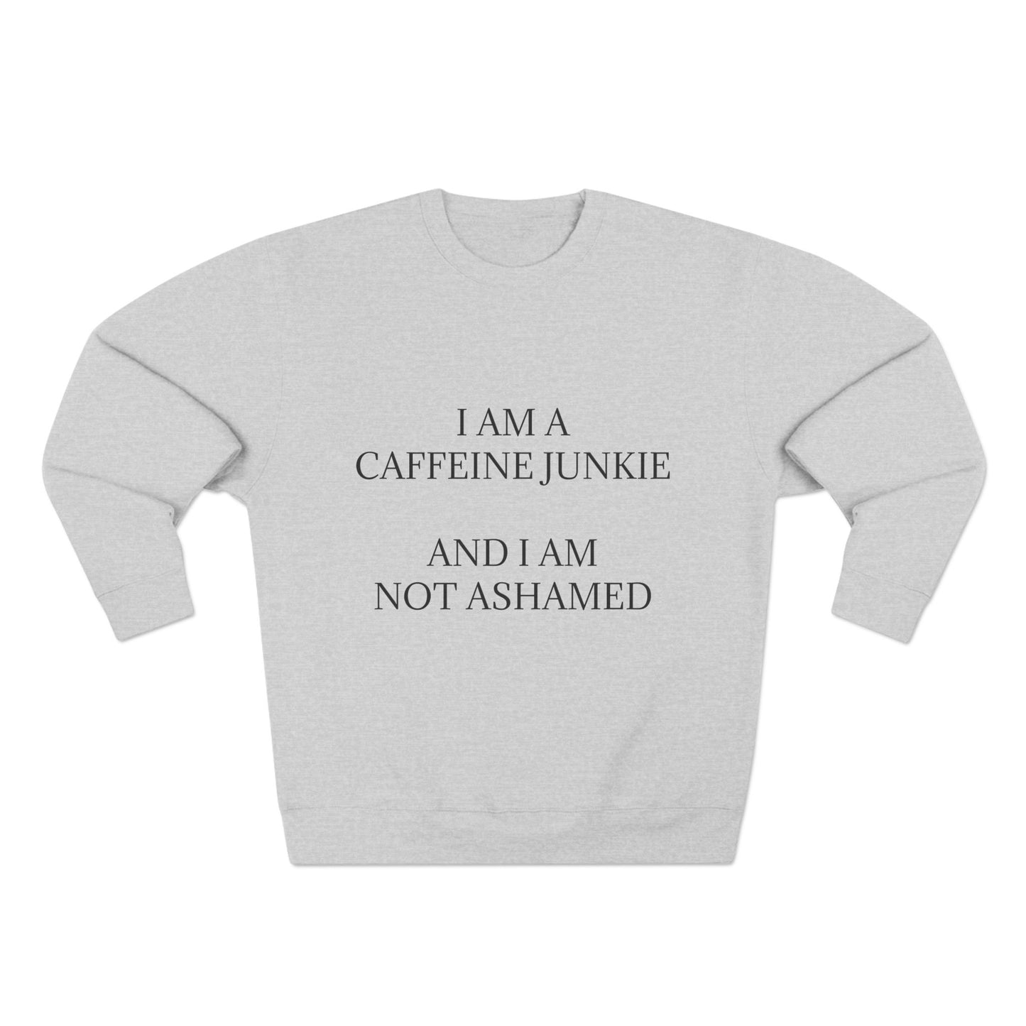 Caffeine Junkie Unisex Crewneck Sweatshirt