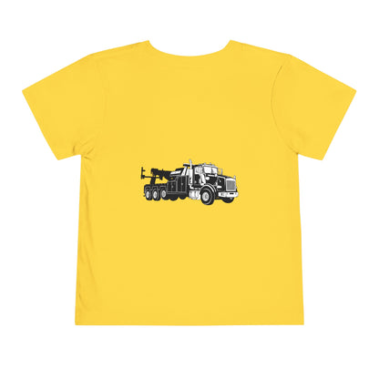 Heavy Tow Truck Toddler Unisex Short Sleeve Crewneck Tee