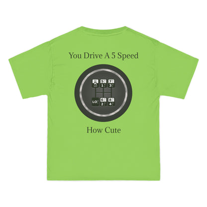5 Speed How Cute Men's Short-Sleeve Crewneck Tee