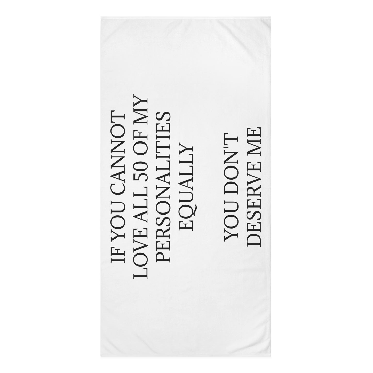 50 Personalities Mink-Cotton  Beach Towel
