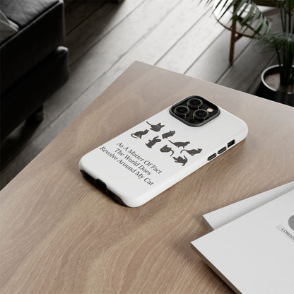 Matter Of Fact Cat iPhone Case
