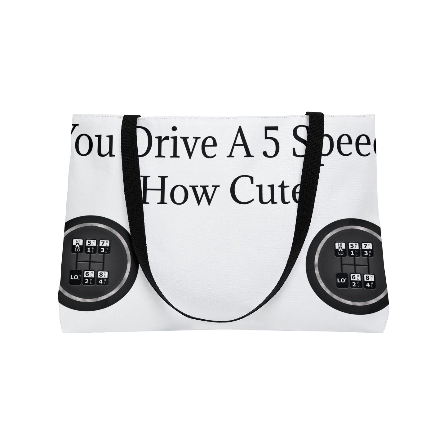 5 Speed How Cute Weekender Tote Bag