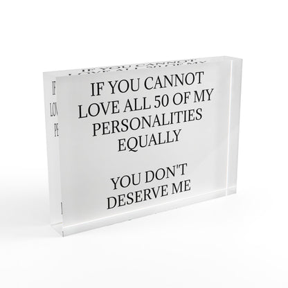 50 Personalities Acrylic Photo Block