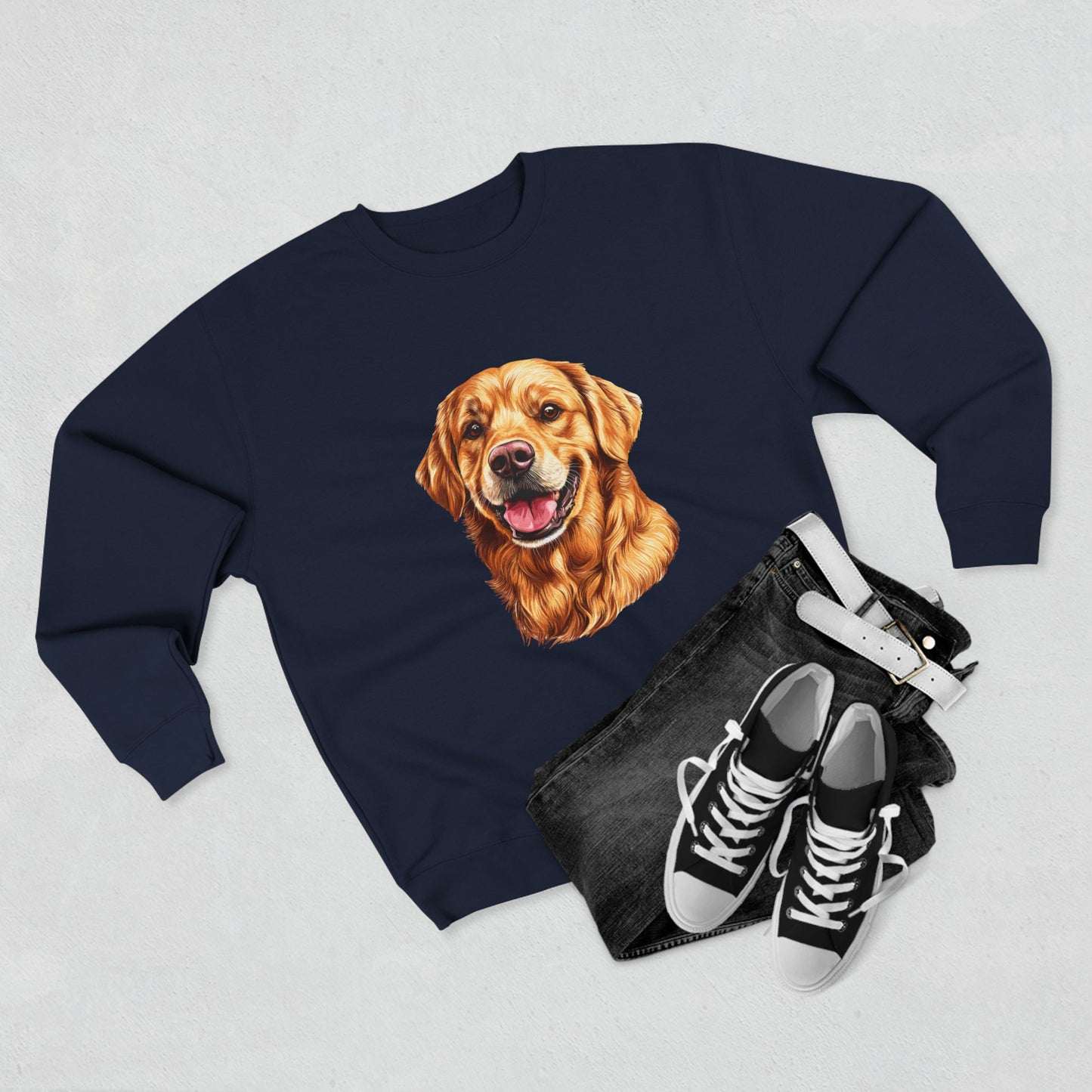 Golden Head Unisex Crewneck Sweatshirt