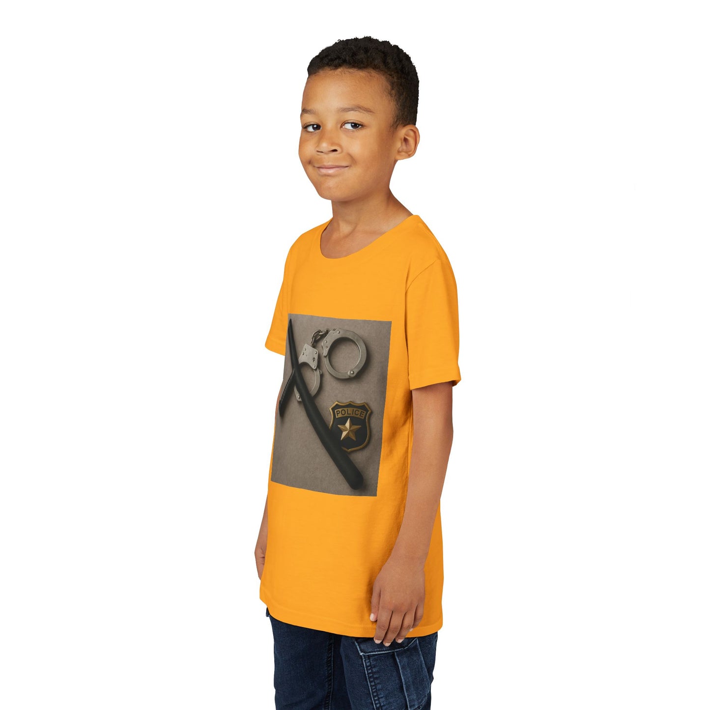 Law Enforcement Appreciation Youth Unisex Short Sleeve Crewneck Tee