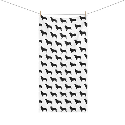 Aussie Silhouette Mink-Cotton  Beach Towel