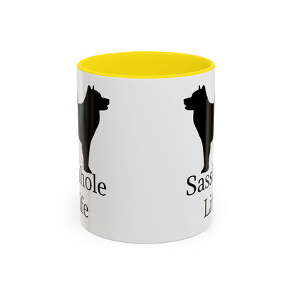 Sasshole Life 2-Tone Coffee Mug