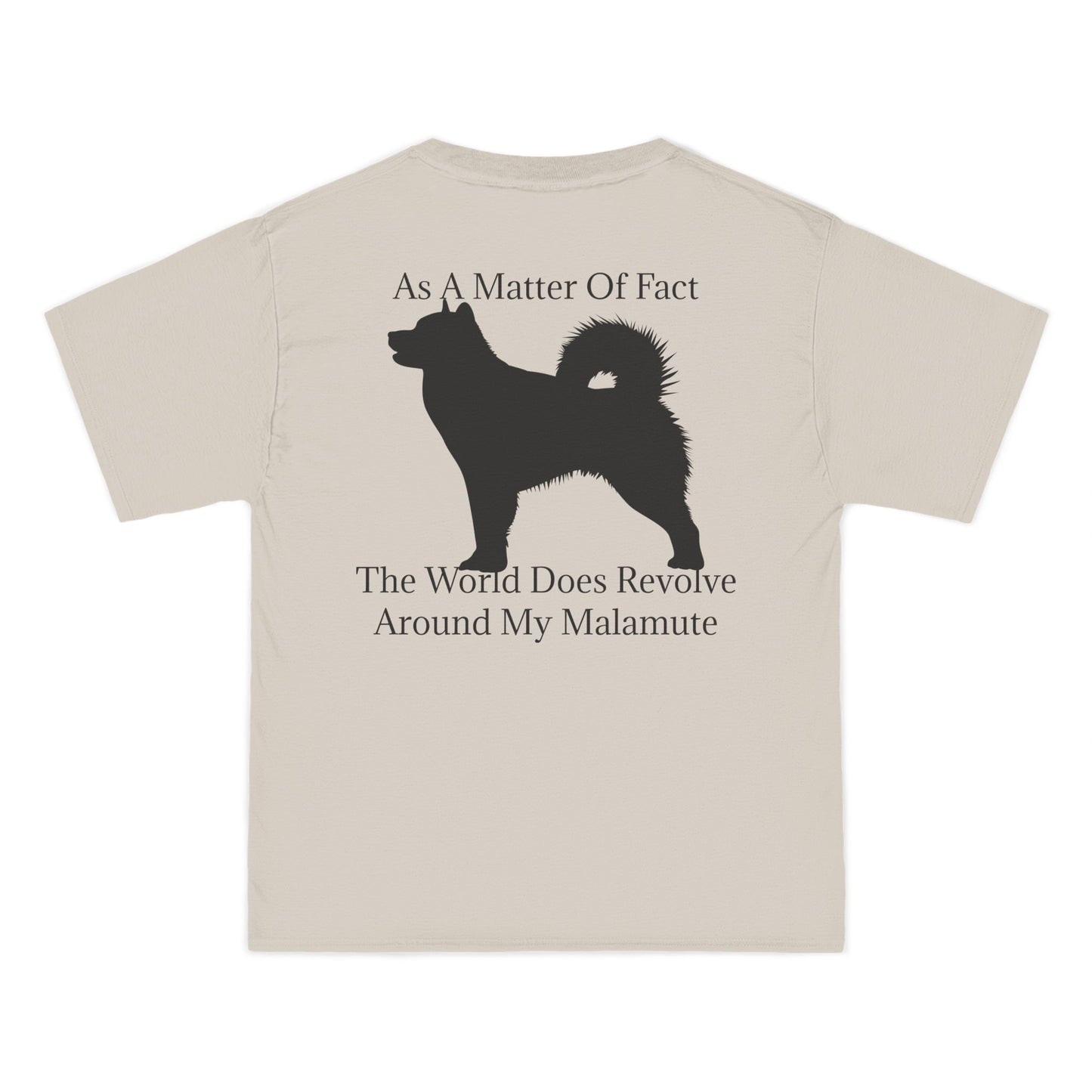 Matter Of Fact Malamute Men's Short-Sleeve Crewneck Tee