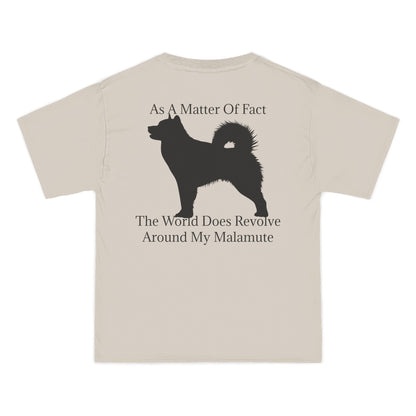 Matter Of Fact Malamute Men's Short-Sleeve Crewneck Tee