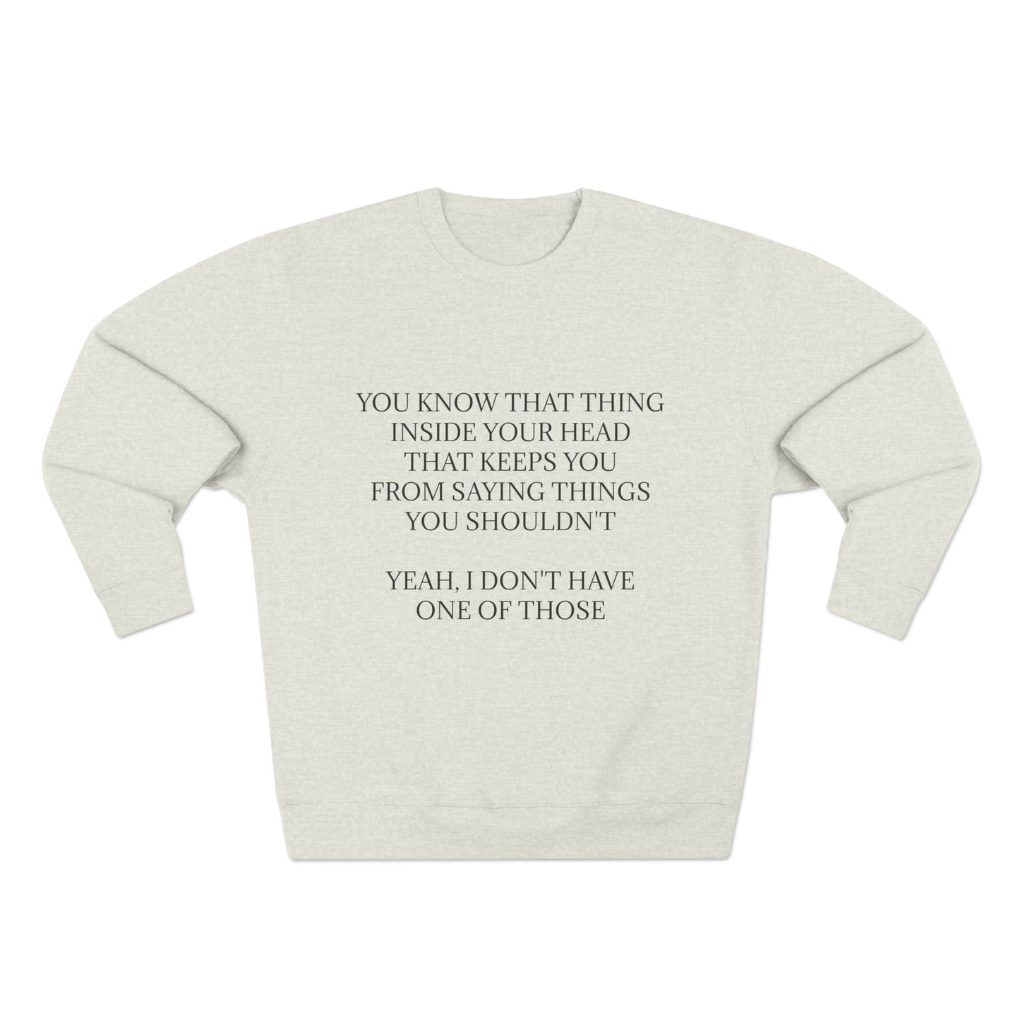 No Filter Unisex Crewneck Sweatshirt