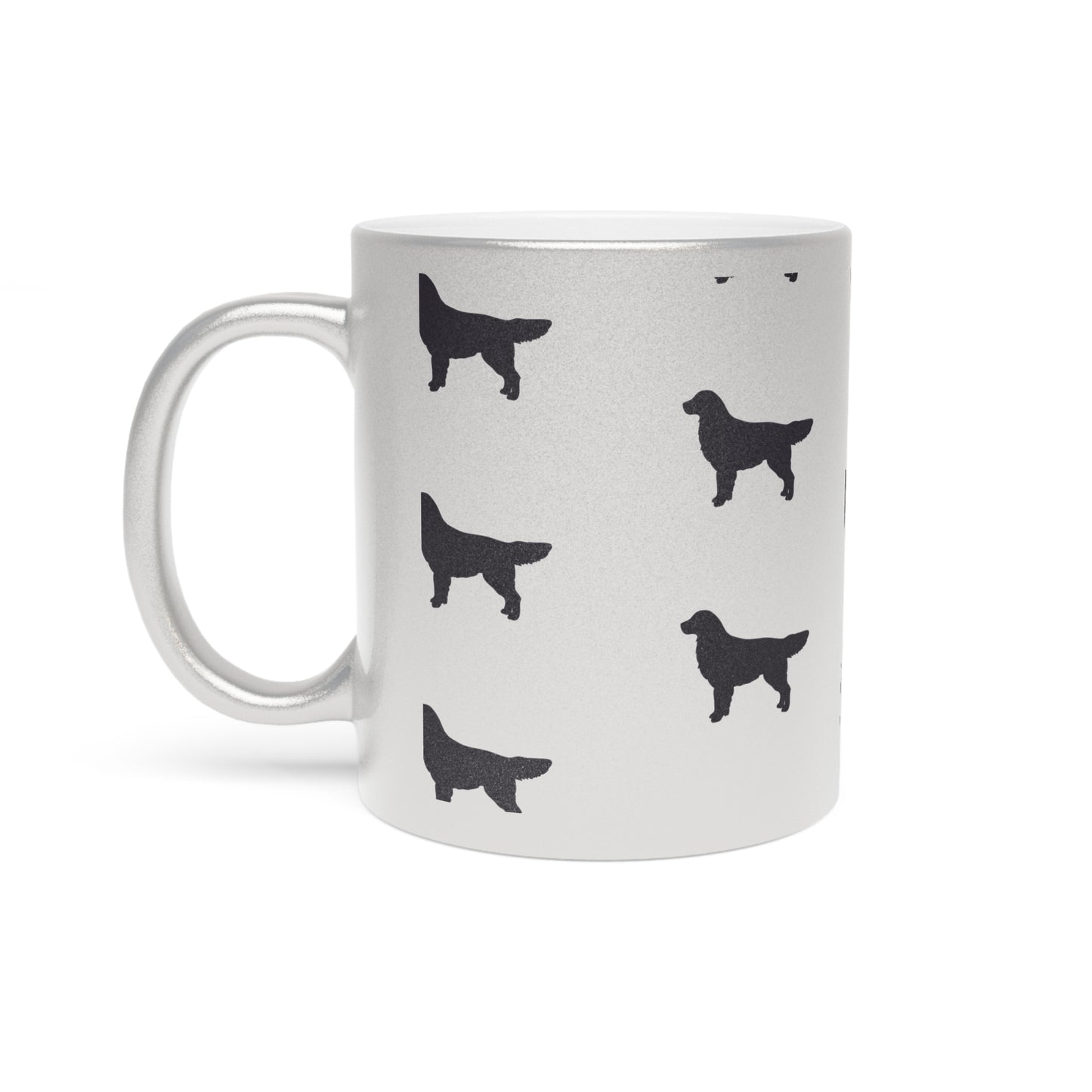 Golden Silhouette Metallic Coffee Mug