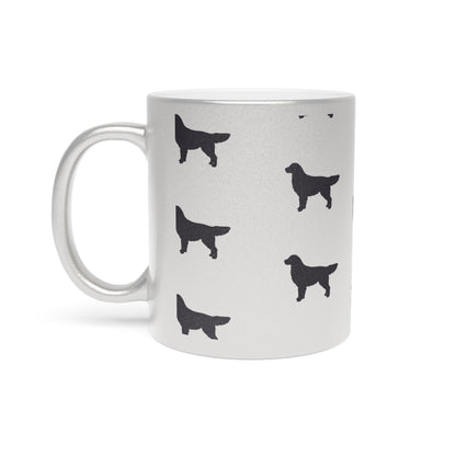 Golden Silhouette Metallic Coffee Mug