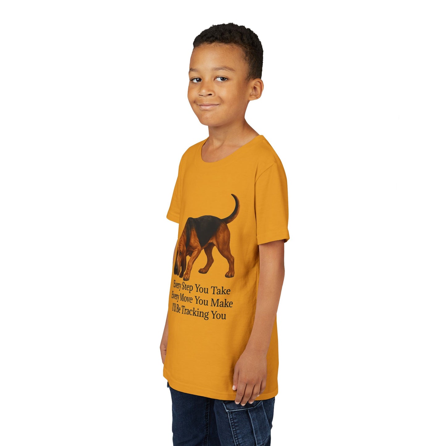 Tracking You Youth Unisex Short Sleeve Crewneck Tee