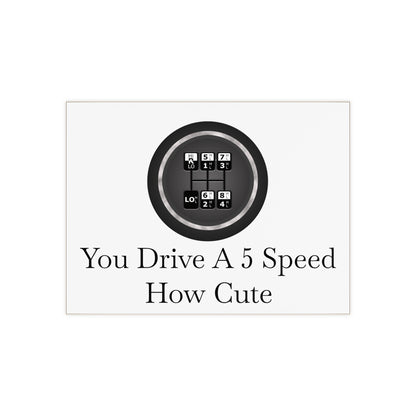 5 Speed How Cute Ceramic Photo Tile