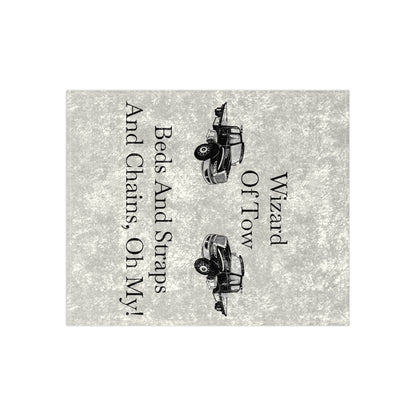 Wizard Of Tow Crushed Velvet Blanket
