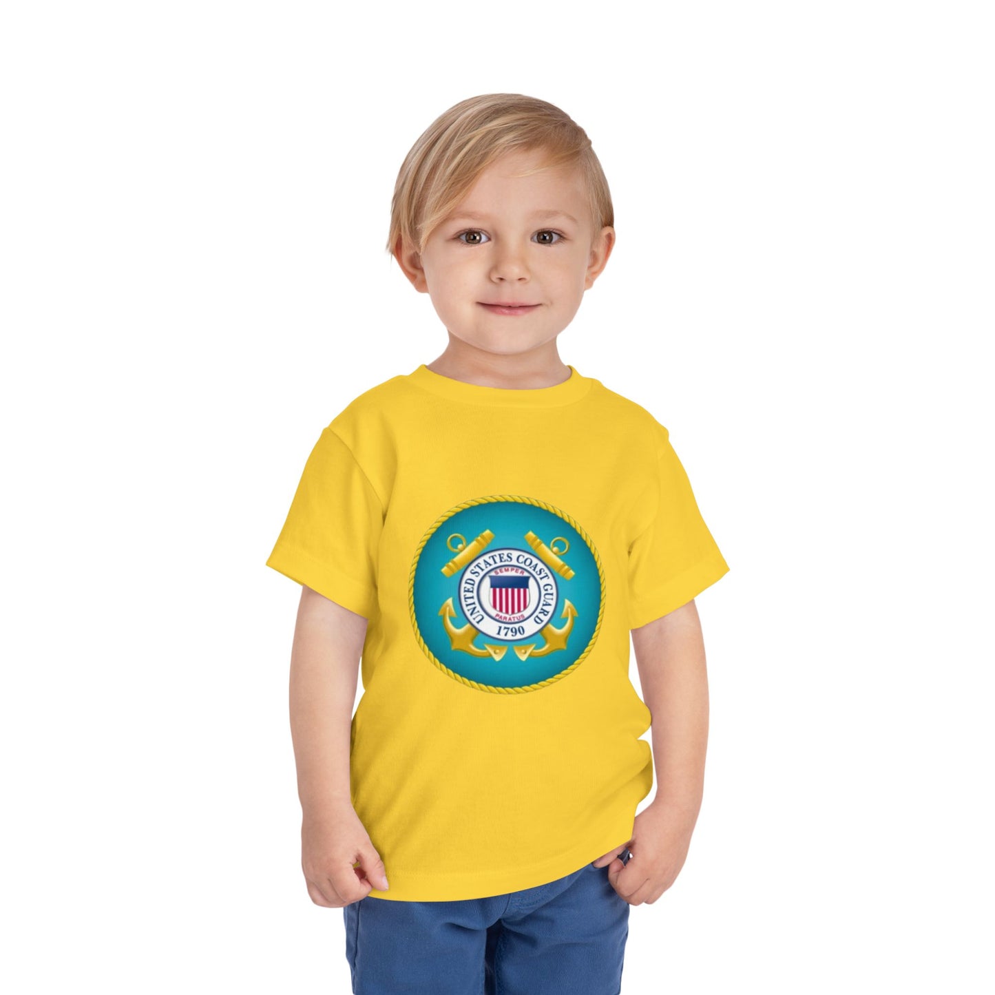US Coast Guard Toddler Unisex Short Sleeve Crewneck Tee