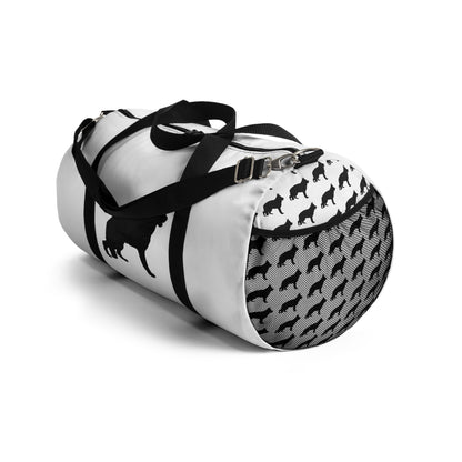 German Shepherd Silhouette Duffel Bag
