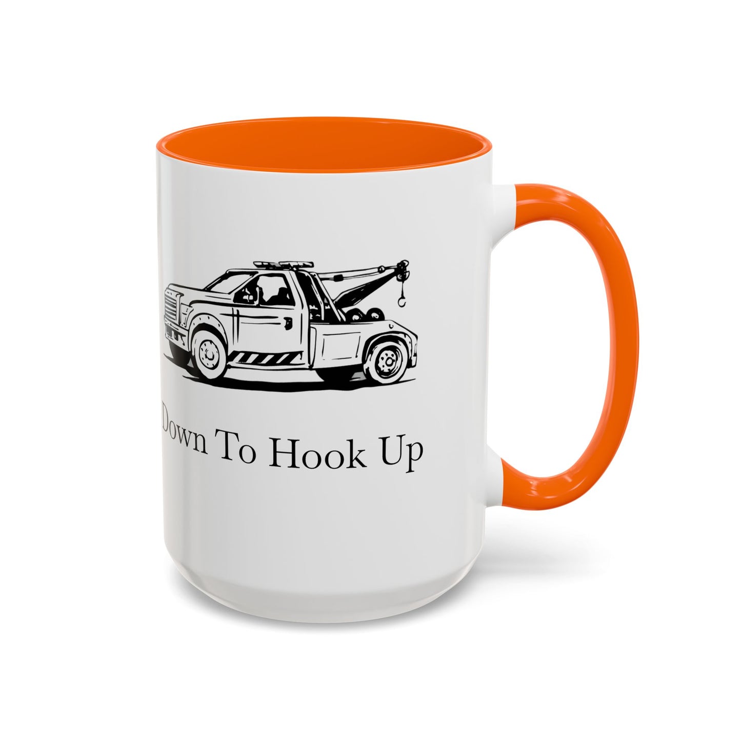 Down To Hook Up 2-Tone Coffee Mug