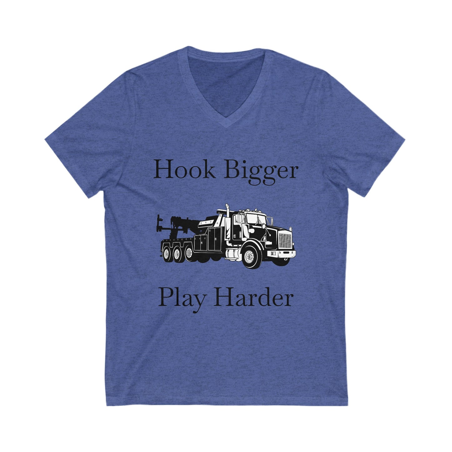 Hook Bigger Unisex Short Sleeve V-Neck Tee
