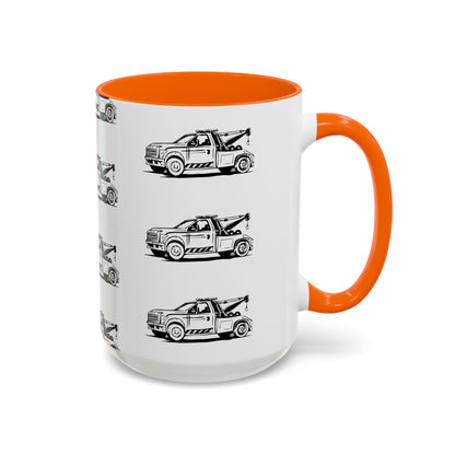 Wheel Lift Tow Truck 2-Tone Coffee Mug