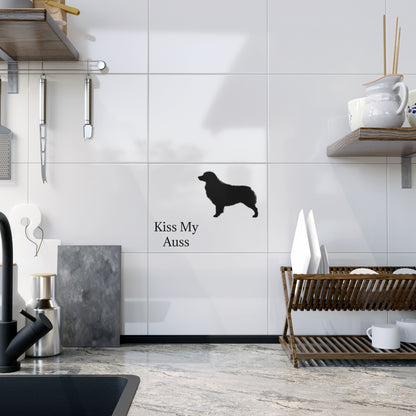 Kiss My Auss Ceramic Photo Tile