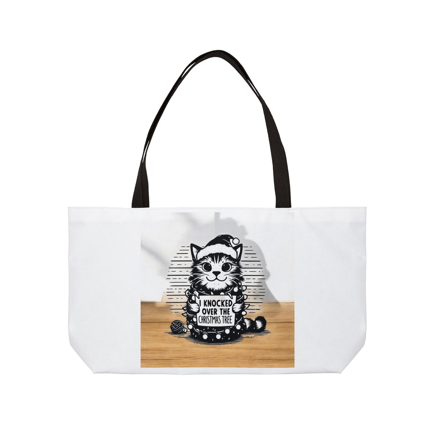 Naughty Cat Weekender Tote Bag
