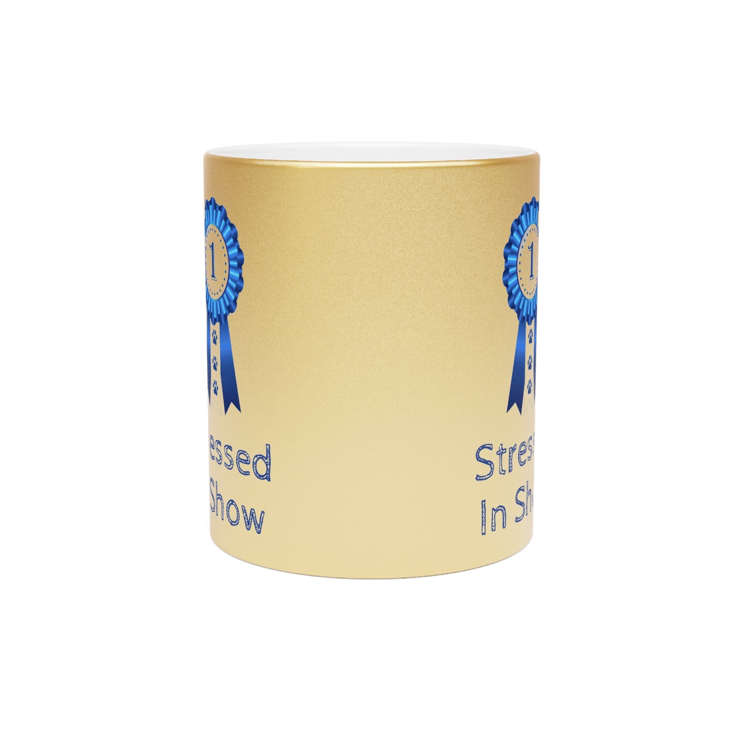 Stressed In Show Metallic Coffee Mug