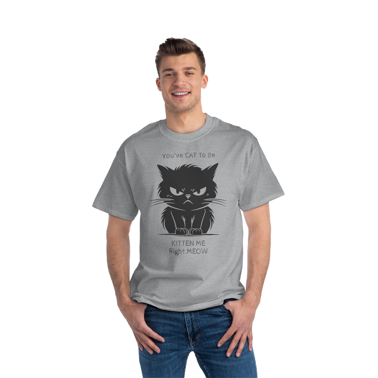 Kitten Me Men's Short-Sleeve Crewneck Tee