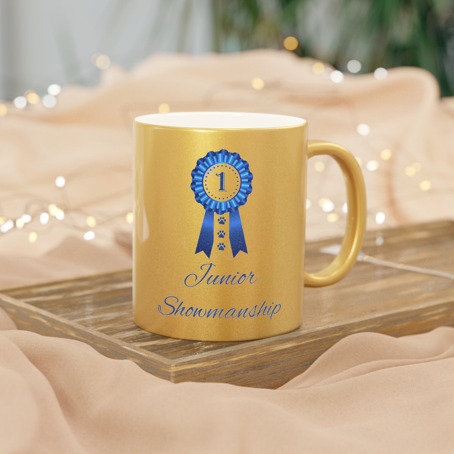 Junior Showmanship Metallic Coffee Mug