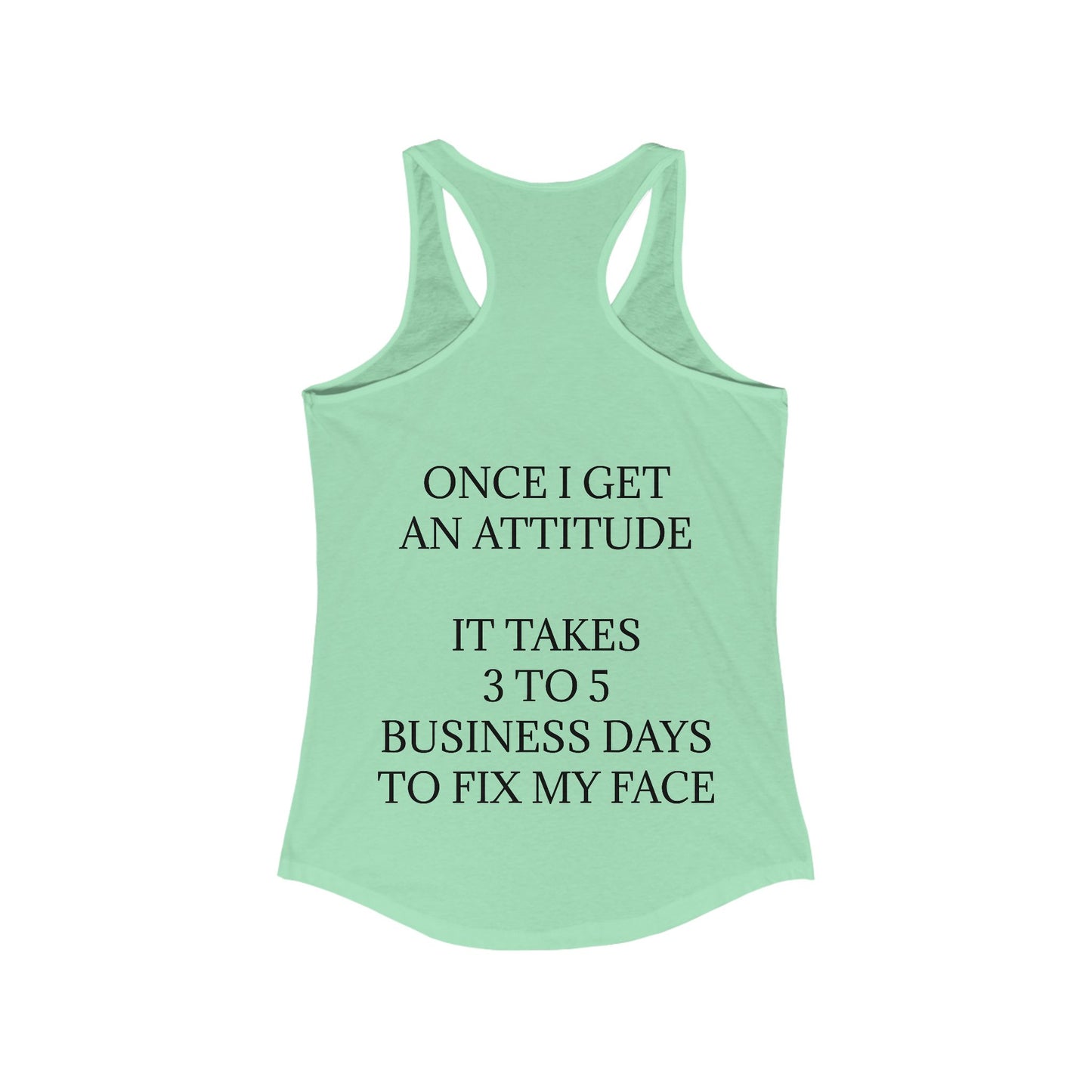 Fix My Face Women's Racerback Tank