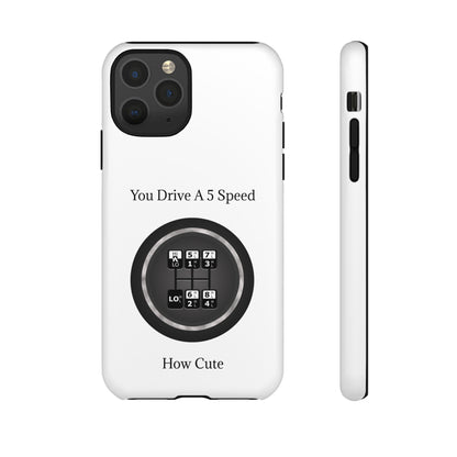 5 Speed How Cute iPhone Case