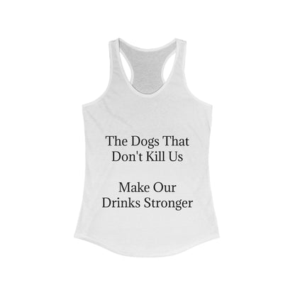 Drinks Stronger Women's Racerback Tank