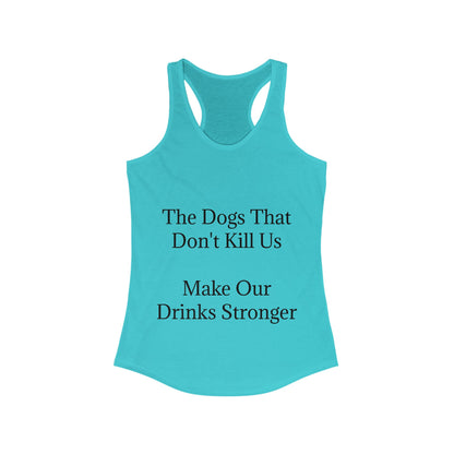 Drinks Stronger Women's Racerback Tank