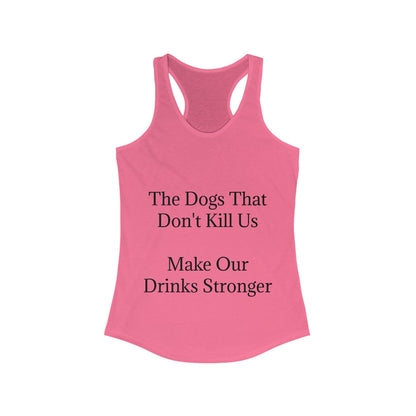 Drinks Stronger Women's Racerback Tank