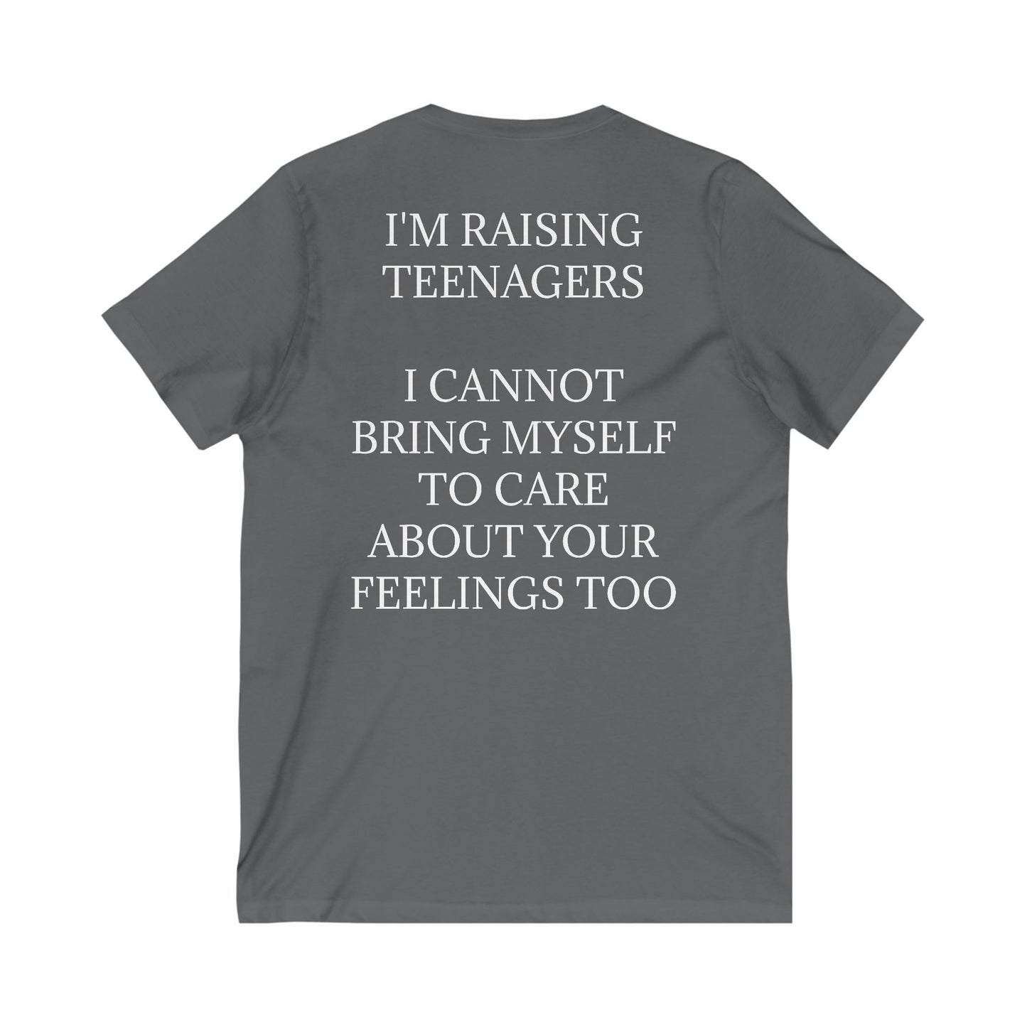 Raising Teenagers Unisex Short Sleeve V-Neck Tee