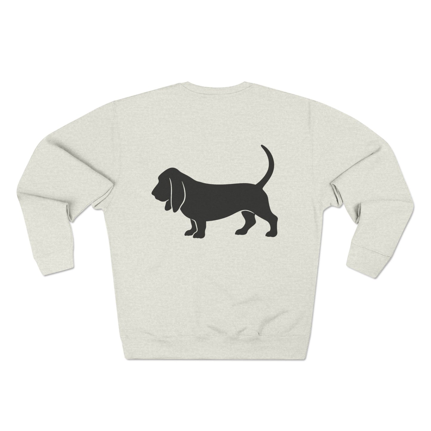 Basset Hound Silhouette Unisex Crewneck Sweatshirt