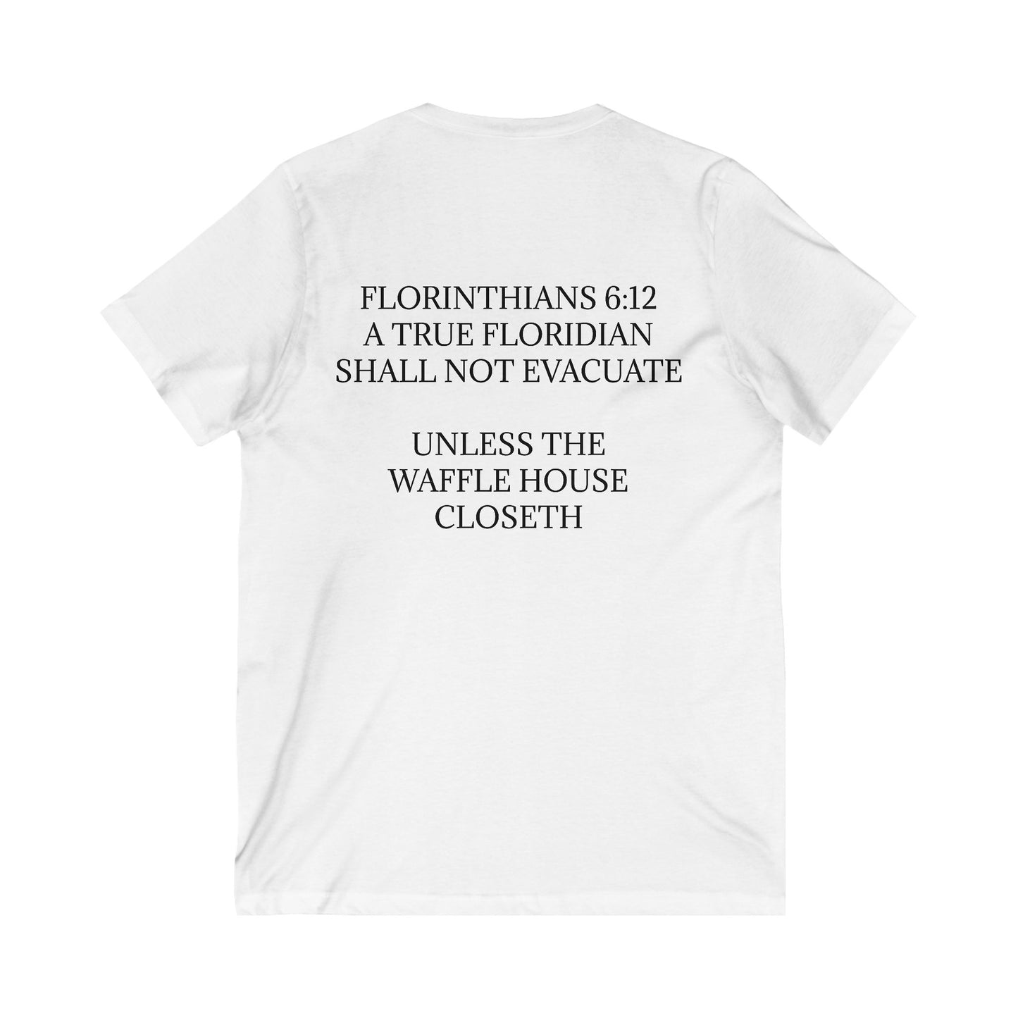 Florinthians 6:12 Unisex Short Sleeve V-Neck Tee