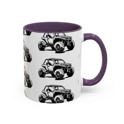 Off The Beaten Path Side By Side 2-Tone Coffee Mug