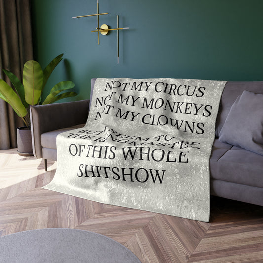 Ringmaster Crushed Velvet Blanket