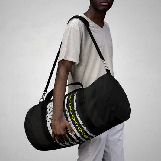 Thin Yellow Line Duffel Bag
